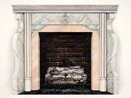 Trompe L Oeil Vs Stl Fireplace Painting