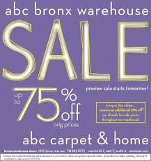 abc carpet home bronx warehouse