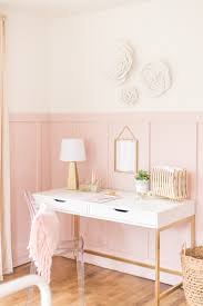 pink gold girls bedroom decor ideas