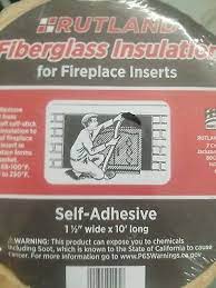 Fiberglass Insulation Fireplace Insert
