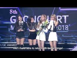 190123 Blackpink Winning Speech Gaon Chart Music Awards 2019