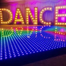 dance floor hire light up dancefloors