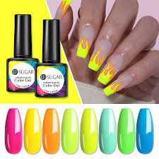 8pcs set ur sugar fluorescent uv gel