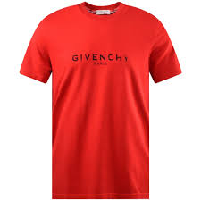 Givenchy is a storied fashion house that was founded by hubert de givenchy in 1952. Givenchy Bright Red Slim Logo T Shirt Men From Brother2brother Uk