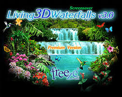 Living Waterfalls 3 Free 3d Screensaver Animated Waterfall