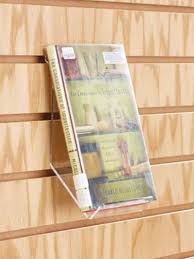 Slatwall Acrylic Books Holder Library