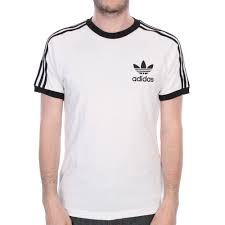 Adidas Originals White Sports T Shirt At Aphrodite Clothing Uk