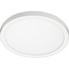 Juno Lighting Juno Slimform Led 7 In 13 Watts 3000k Surface Mount Downlight For J Box Installation In Dimmable White