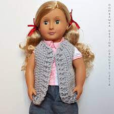 May 22, 2012 · finding crochet patterns for barbie. 18 Inch Doll Clothes Simple Spring Vest For Dolly Oombawka Design Crochet