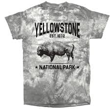 yellowstone national park est 1872 tie