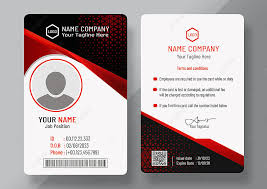 employee id card templates psd design