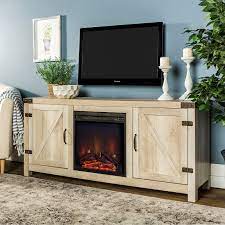 58 inch farmhouse fireplace tv stand