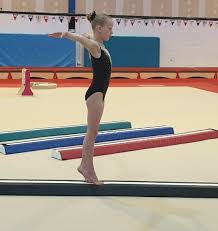 gymnastics foam floor beam training