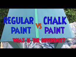 chalk paint vs regular latex paint