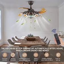 tiffany retractable ceiling fan