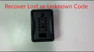 key safe code lock box lost code