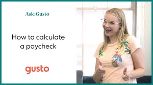 calculate a paycheck for your employees