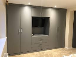 Fitted Wardrobes With Tv Space Made