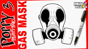 draw poppy playtime 3 gas mask
