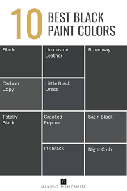 10 por behr black paint colors to