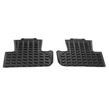 rubber floor mats set 2 piece rear q5