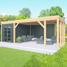 shed and flat roof shelter to build