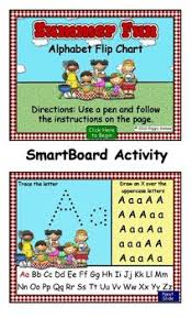 Summer Fun Alphabet Flip Chart Smartboard Activity