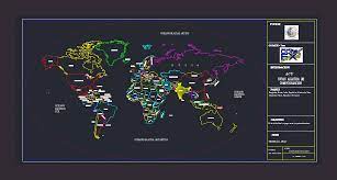 Cad map of the world.dwg. World Map In Autocad Download Cad Free 541 55 Kb Bibliocad