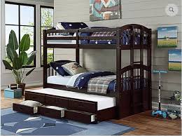 Single Bunk Bed With Trundle Bed