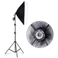 Photography 50x70cm Softbox Lighting Kits Soft Box For Flash Continuous Light System For Photo Studio Light Equipmen Equipment Leather Bag