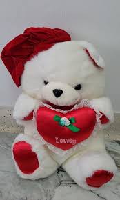 christmas teddy bear with love