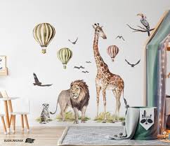 Safari Giraffe Nursery Decor