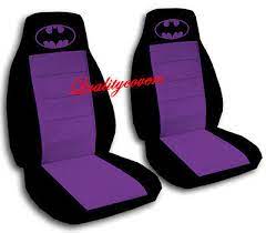 Batman Car Seat Covers In Purple Amp