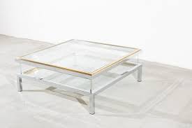 Square Hollywood Regency Coffee Table