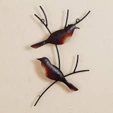 Handmade Metal Wall Art Of Birds On