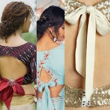 33 Different Types Of Saree Blouses Back Neck Designs