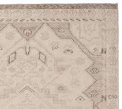 pottery barn exton hanknotted rug