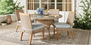 Mainstays bristol springs outdoor patio dining set, 5 piece metal with round table. Outdoor 5 Piece Patio Dining Sets