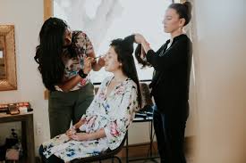 hairstyling and makeup services