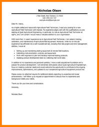 Imagespace Agriculture Application Letter Format