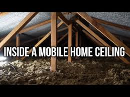 mobile home ceiling attic and roof