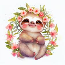 sloth drawing images browse 25 531