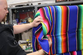 Mexican Blanket Car Interior Diy