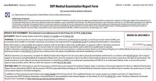 You are responsible for keeping your dot medical card and your cdl up to date. Cdl Drivers Dot Physical Exam Form 5875 Pdf Medical Card Certificate 5876 Pdf Print