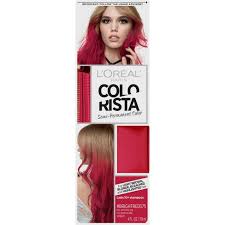 Shop temporary hair color at sally beauty. L Oreal Paris Colorista Semi Permanent Hair Color Light Bleached Blondes Bright Red 1 Kit Target