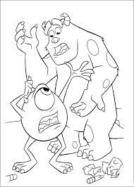 Color mike wazowski and sulley or one of the other monsters, inc. Monsters Inc Coloring Pages Best Coloring Pages For Kids