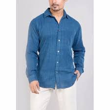bhushan plain khadi shirt