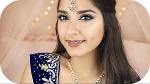 indisches bollywood make up look