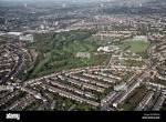 Aerial view north east of Muswell Hill Golf Course Recreation ...