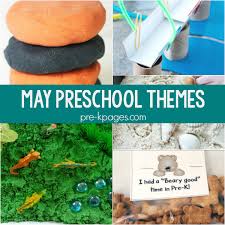 May Preschool Themes Pre K Pages